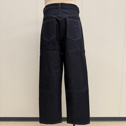 Jeans larghi Supreme in filo di rame nero