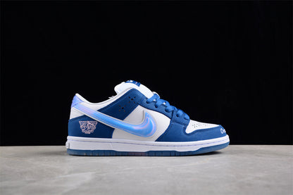 Born x Raised x Nike SB Dunk Low Weiß Blau 