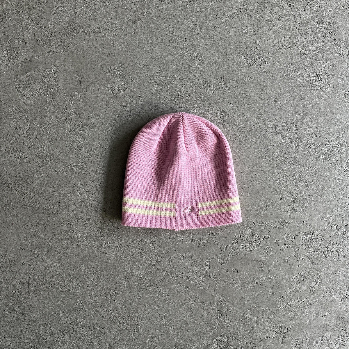 Corteiz Strickmütze mit Streifen - Pink
