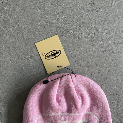 Corteiz Demon Beanie - Cappello beige