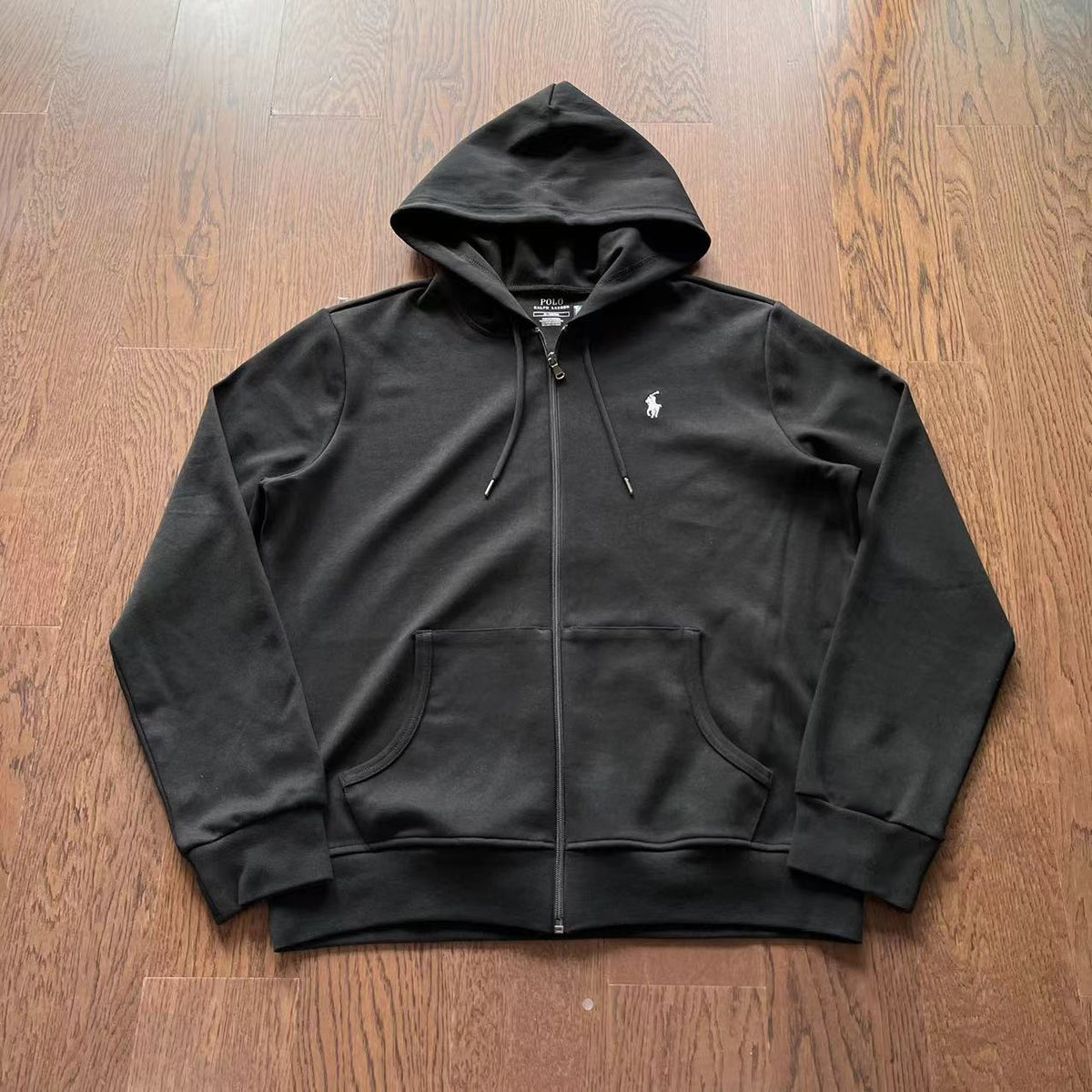 Neu Ralph Lauren Basic Kapuzenpullover mit Reißverschluss 