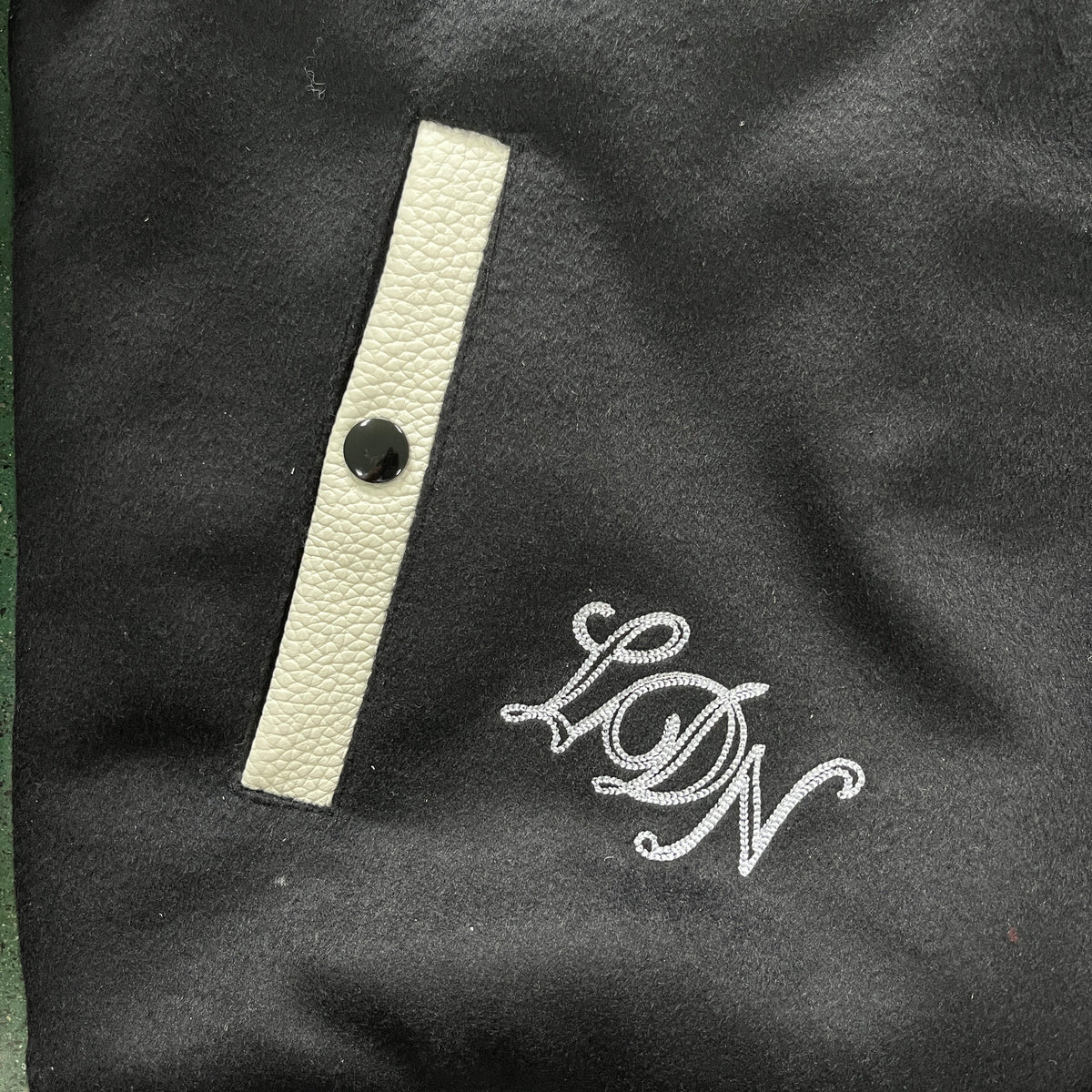 Trapstar Varsity Jacke Couro Legítimo