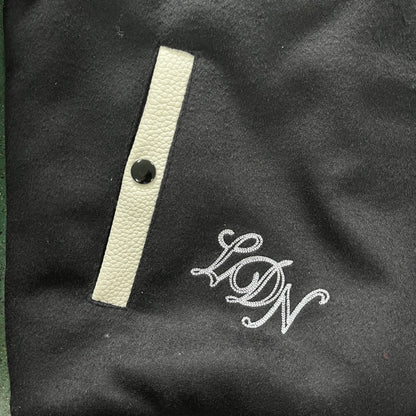 Trapstar Varsity Jacke Couro Legítimo