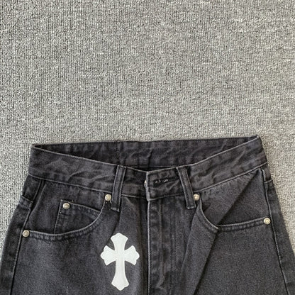 Pantaloni in jeans Chrome Hearts