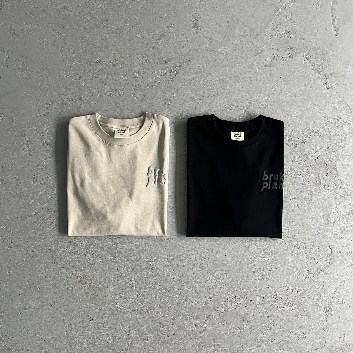 Broken Planet Basic Letter Kurzes T-Shirt 