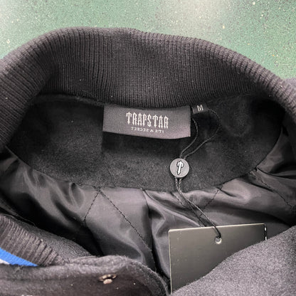 Trapstar Varsity Jacke Couro Legítimo