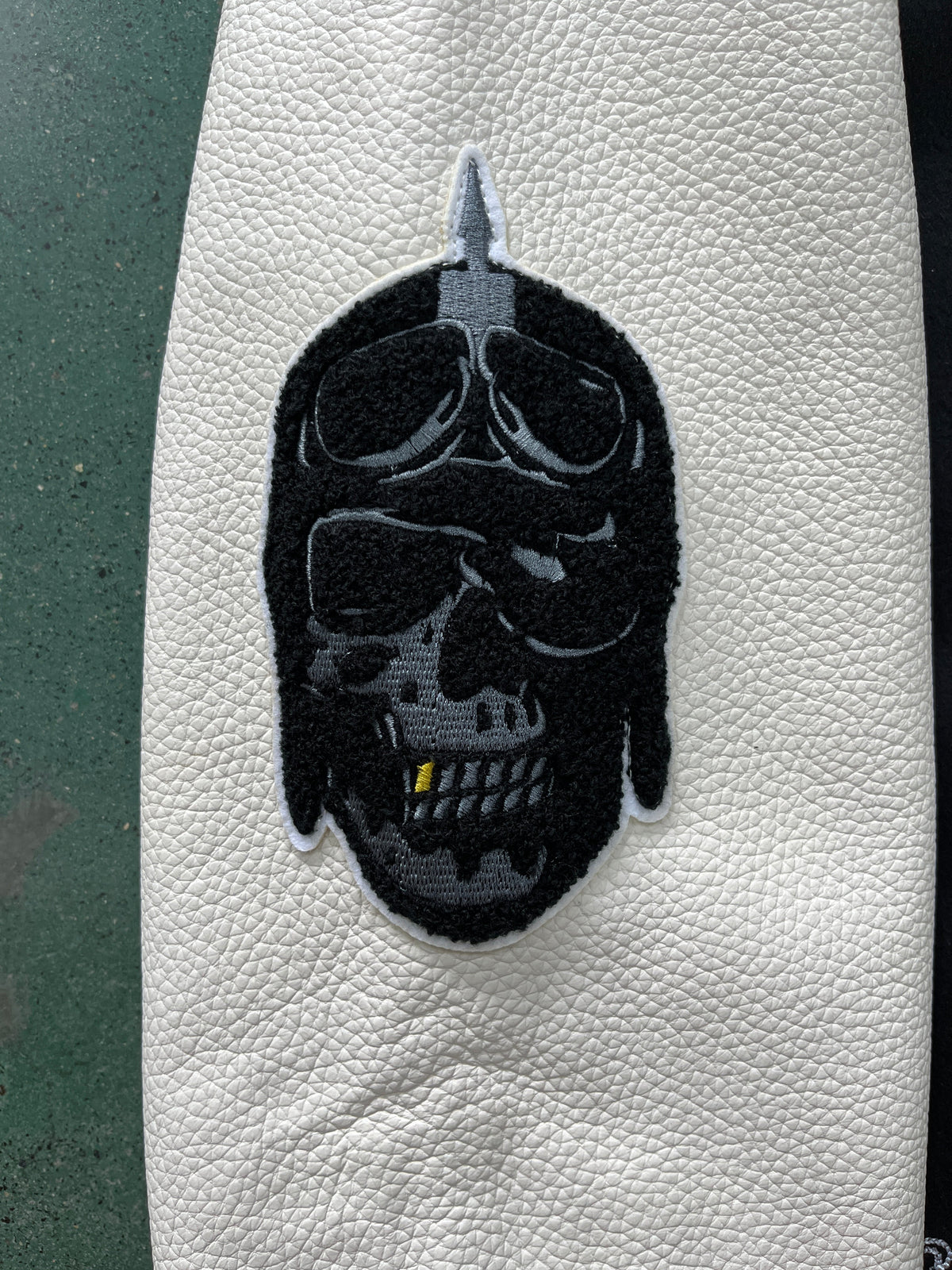 Trapstar Varsity Jacke Couro Legítimo