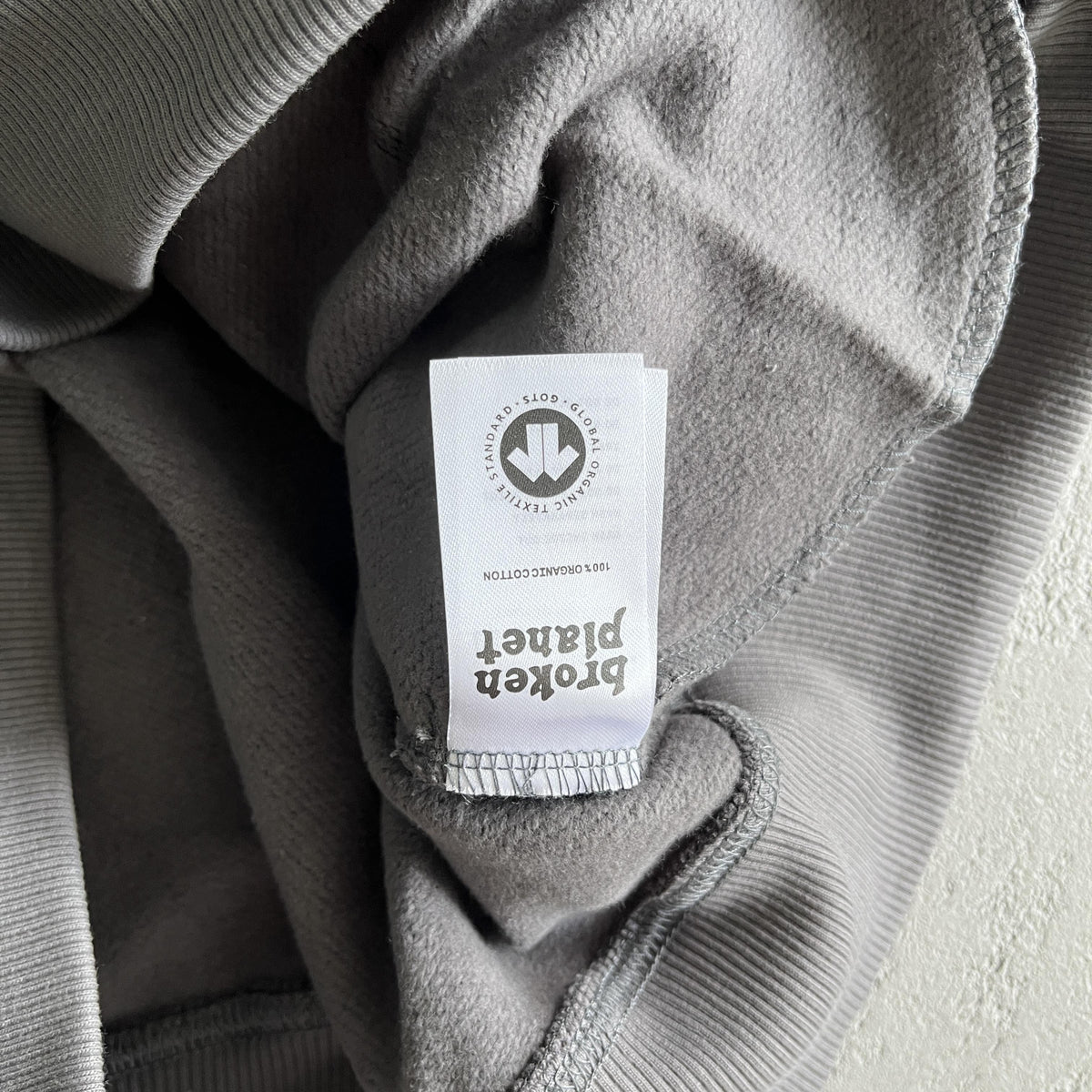 Felpa con cappuccio e zip Broken Planet Twin Flames 