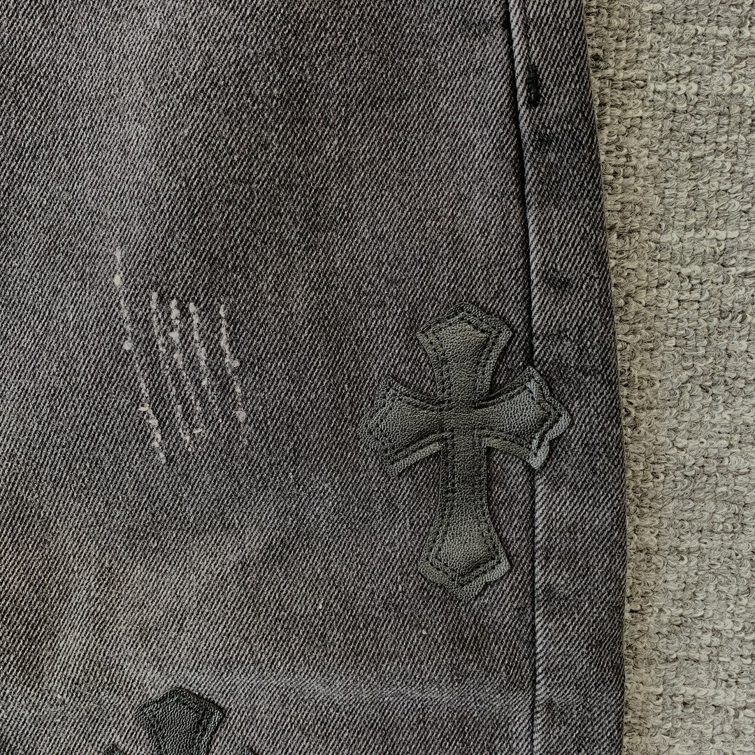 Pantaloni in jeans Chrome Hearts