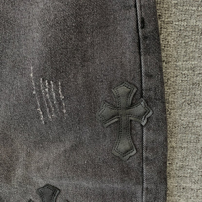 Pantaloni in jeans Chrome Hearts