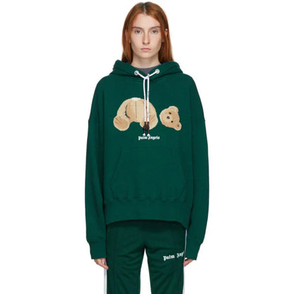 Palm Angels – Kapuzenpullover mit Bären-Print