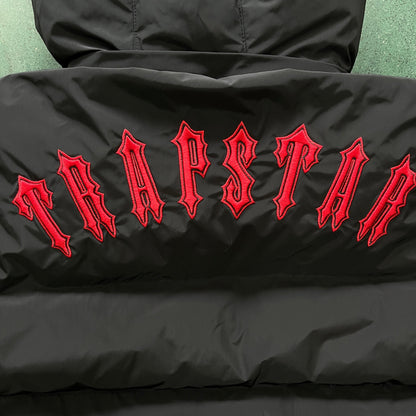 Trapstar Pufferjacke mit abnehmbarer Kapuze 