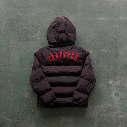 Trapstar Pufferjacke mit abnehmbarer Kapuze 