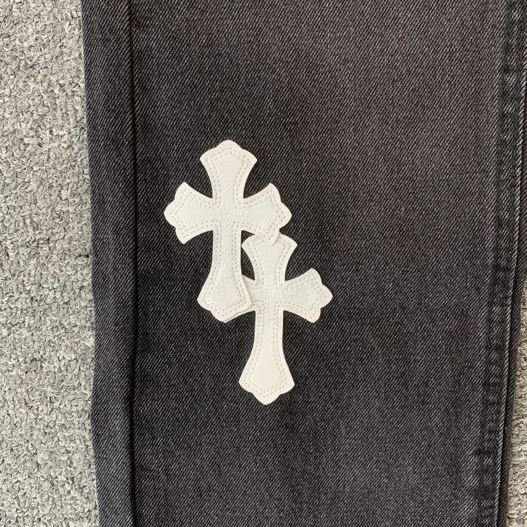 Pantaloni in jeans Chrome Hearts