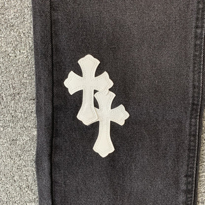 Pantaloni in jeans Chrome Hearts
