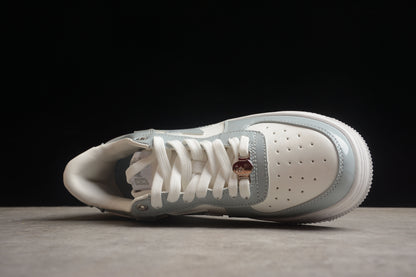 Bape Sta Lackleder Grau und Weiß 