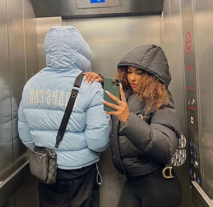 Giacca imbottita Trapstar da donna con cappuccio decoded
