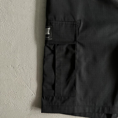 Corteiz – Schwarze Cargo-Shorts