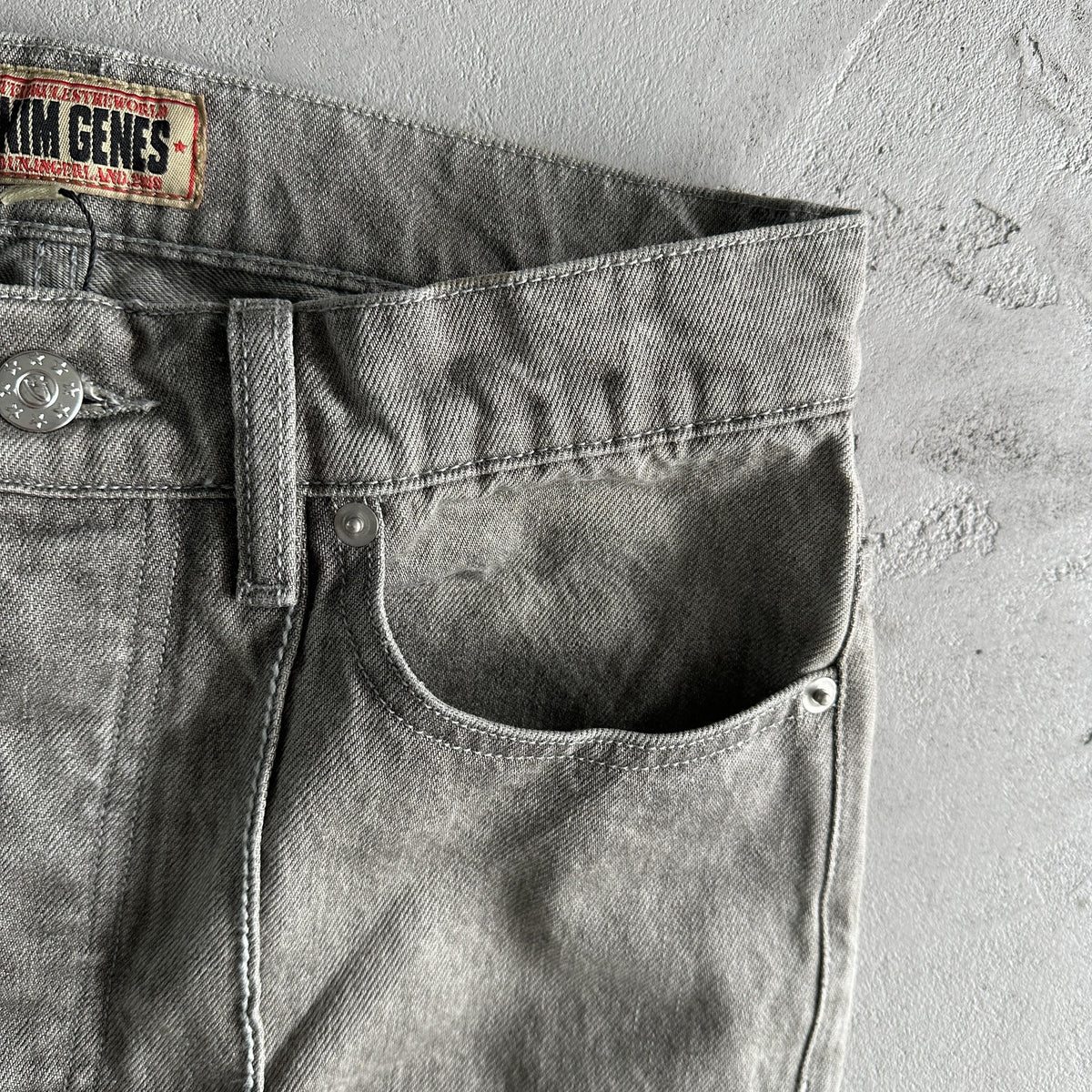 Corteiz Denim Jeanshose Grau