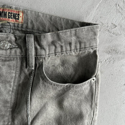 Corteiz Denim Jeanshose Grau