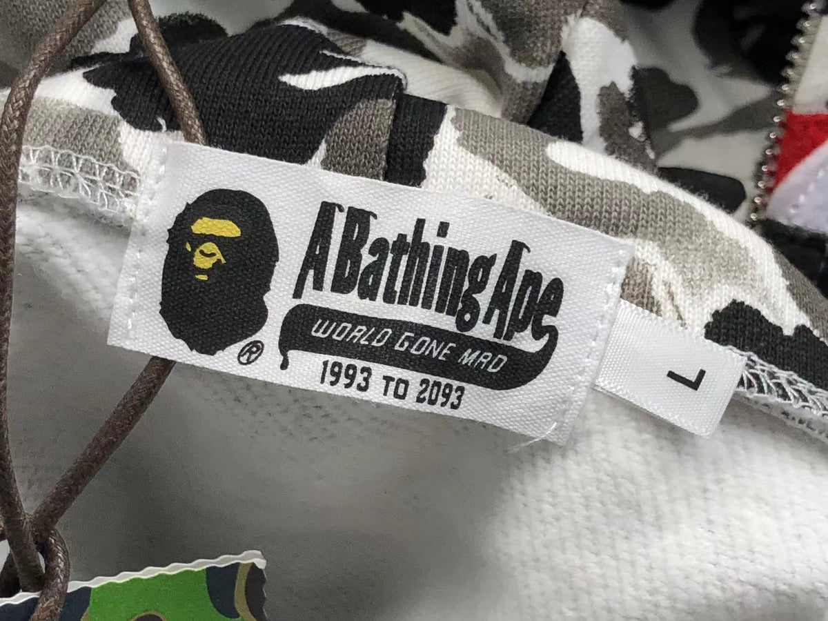 Felpa con cappuccio Bape