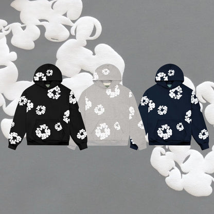 Denim Tears – Kapuzenpullover „The Cotton Wreath“
