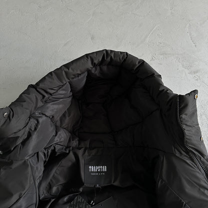 Giacca imbottita Trapstar Decoded Arch nera 