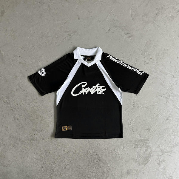 Corteiz Panel Jersey-Schwarz