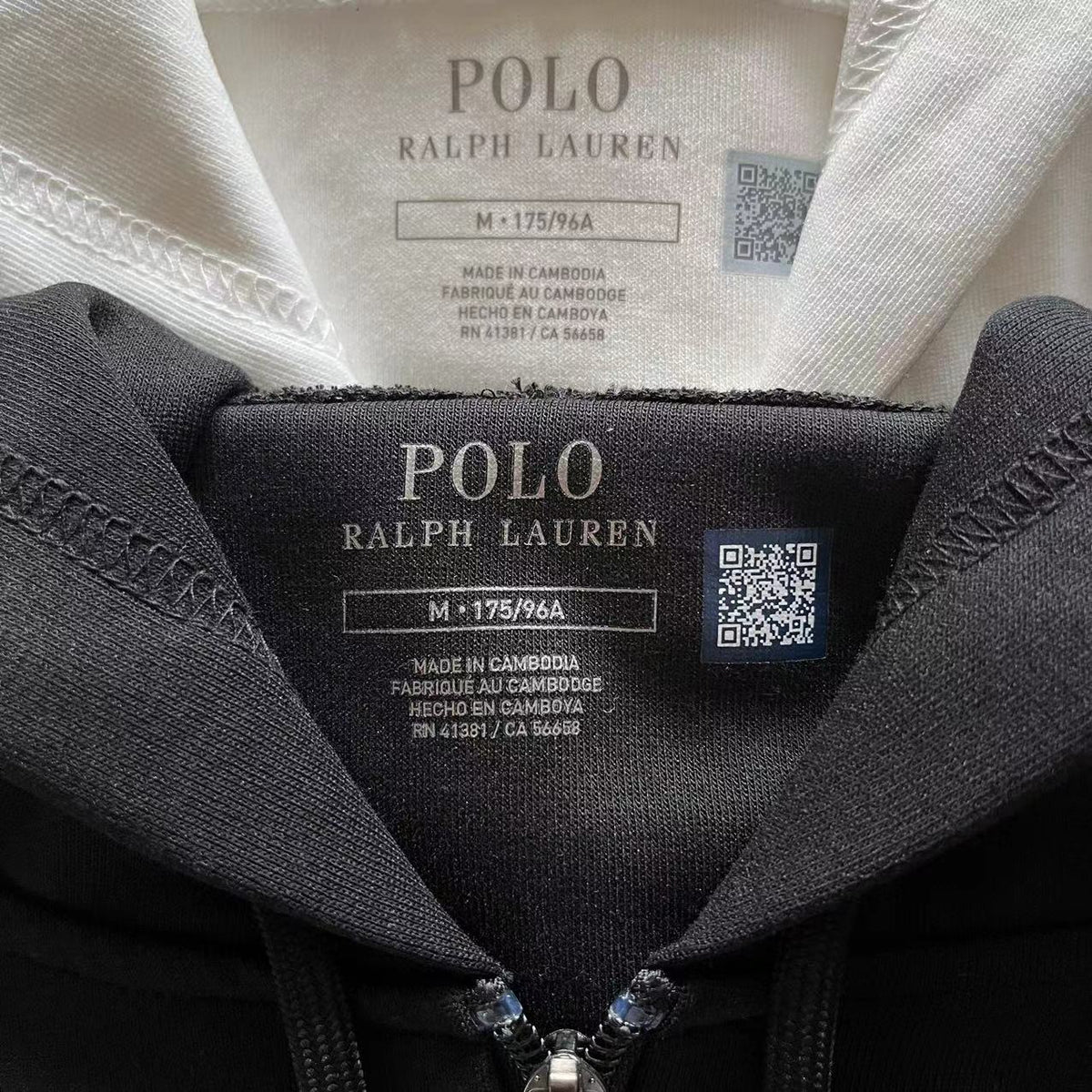 Neu Ralph Lauren Basic Kapuzenpullover mit Reißverschluss 