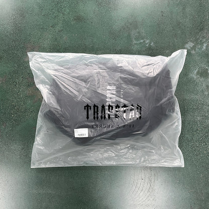 Trapstar Pufferjacke Decoded mit Kapuze Schwarz-Farbverlauf 