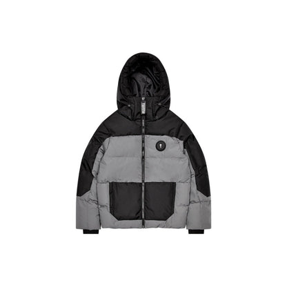 Trapstar Decoded Arch Pufferjacke Schwarz Grau 