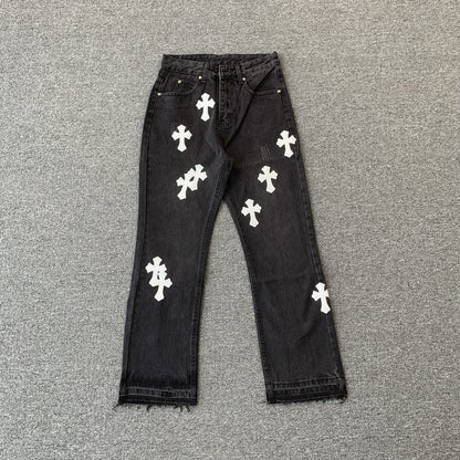 Pantaloni in jeans Chrome Hearts