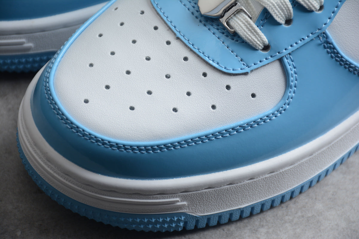 Bape Sta Lackleder North Carolina Blau 