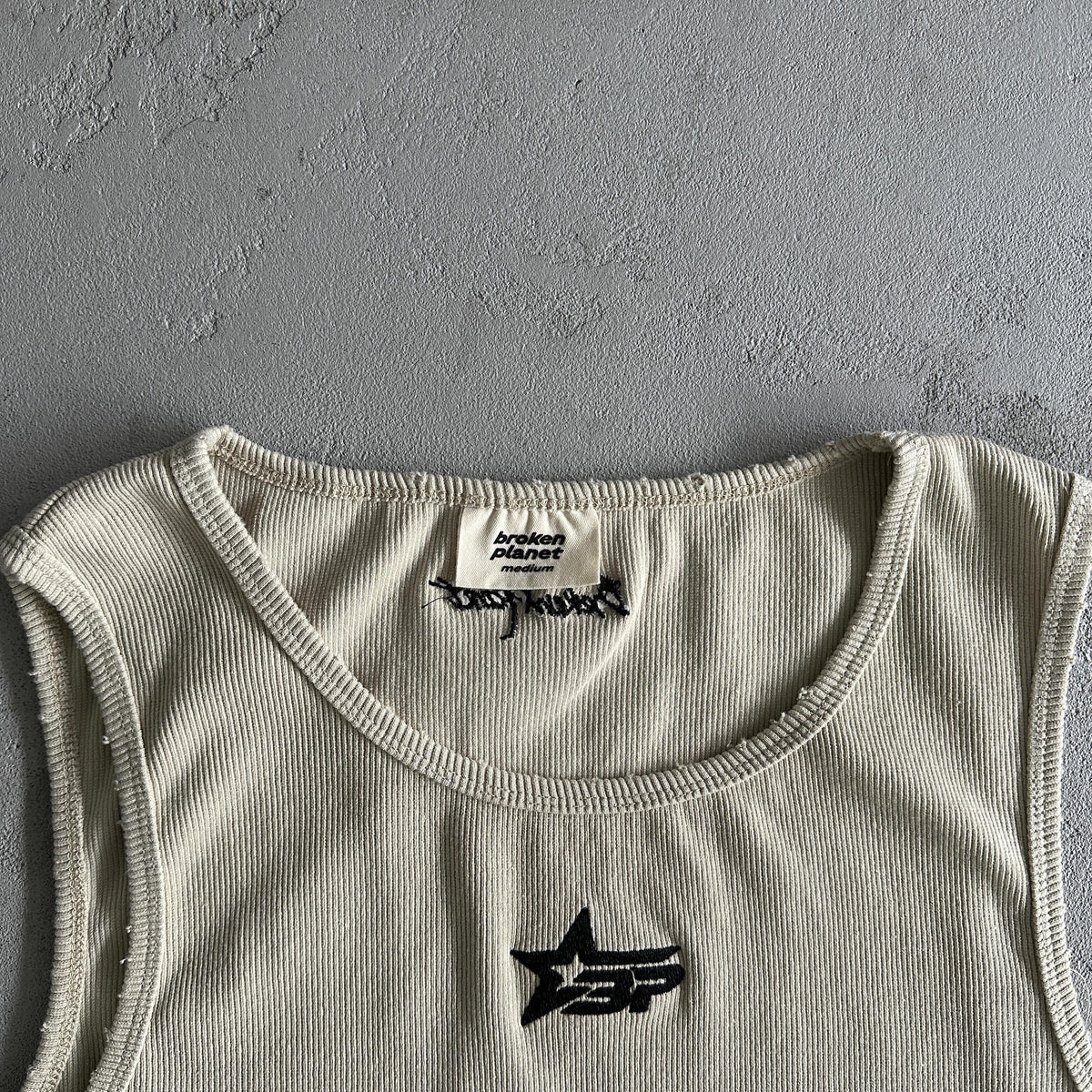Broken Planet Herren Gewaschenes Ribbde Tanktop