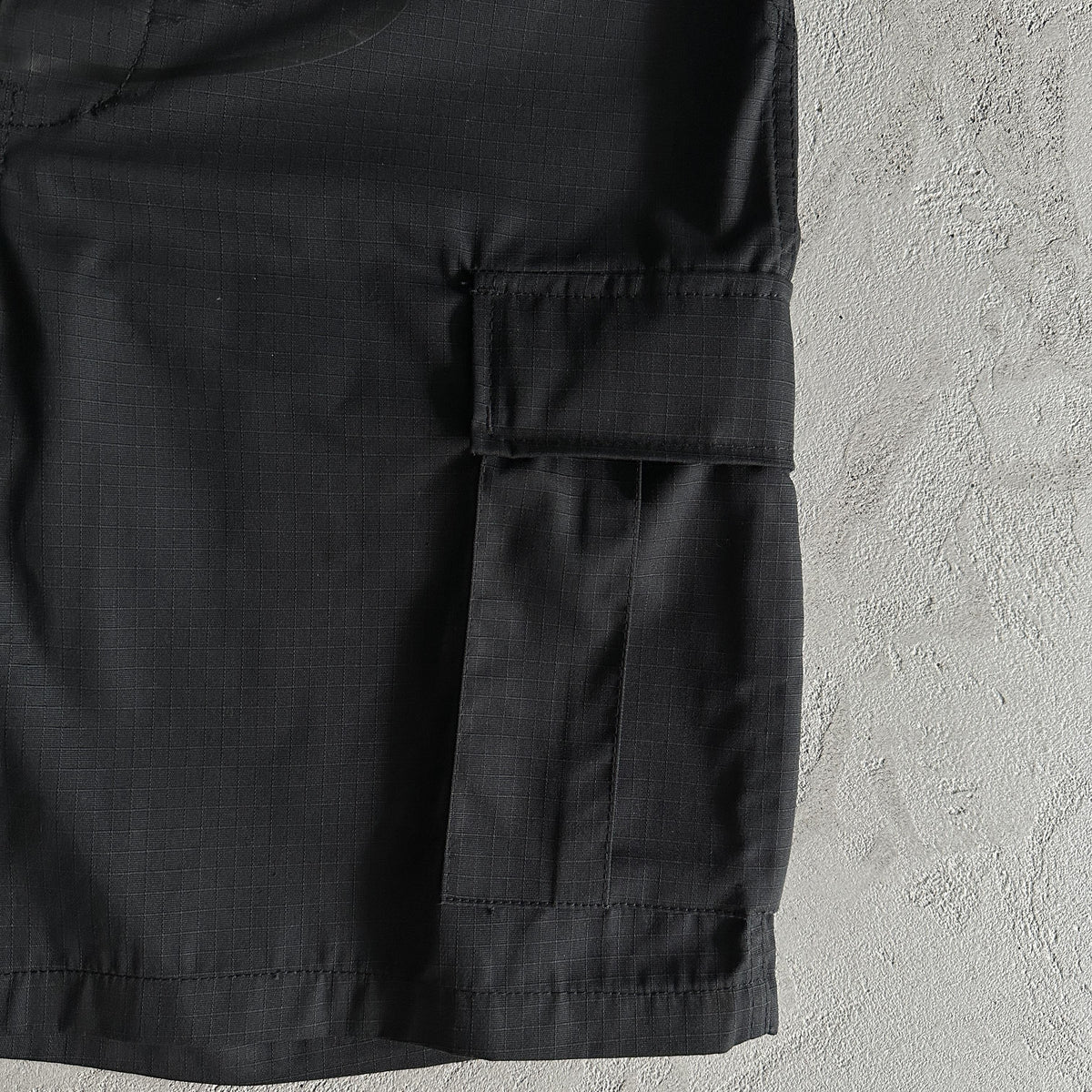 Corteiz – Schwarze Cargo-Shorts