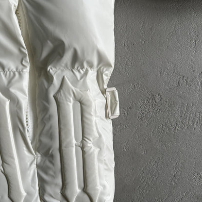 Trapstar Irongate Embossed Puffer Jacket Cream