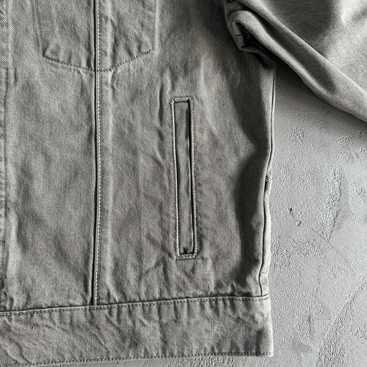 Corteiz Denim Jeansjacke Grau