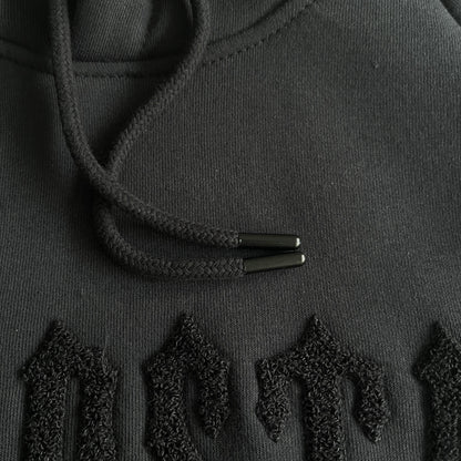 Tuta Trapstar in ciniglia decorata Black Out 