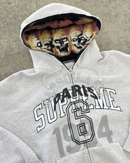 Felpa con cappuccio e zip Supreme MM6 Maison Margiela