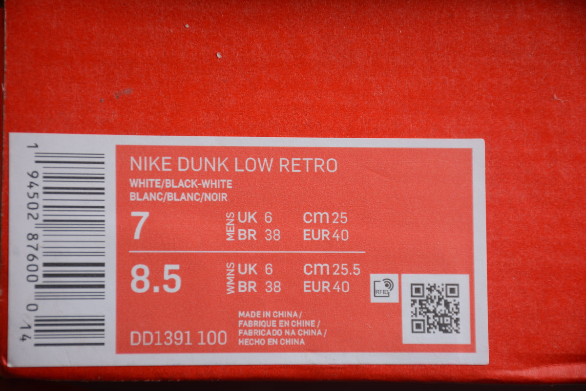 Nike Dunk Low Schwarzer Panda 
