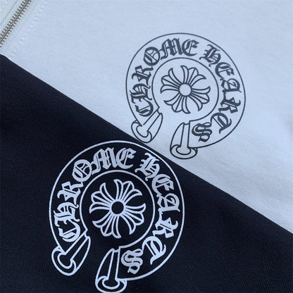 Felpa con cappuccio e zip Chrome Hearts