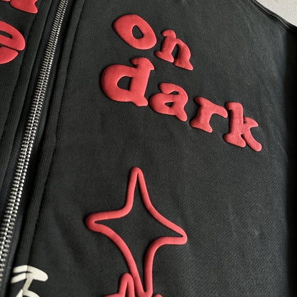 Broken P Skeleton Zip Up Hoodie