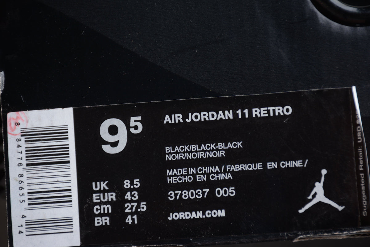 Air Jordan 11 "Gamma Black" 