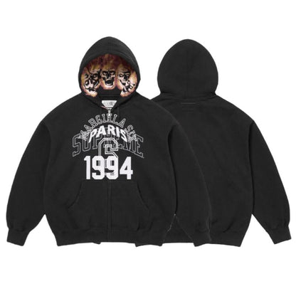 Felpa con cappuccio e zip Supreme MM6 Maison Margiela
