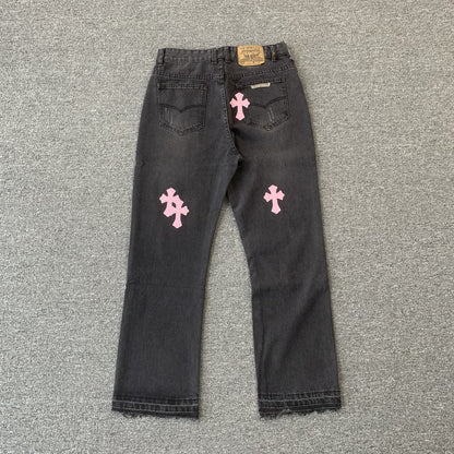 Pantaloni in jeans Chrome Hearts