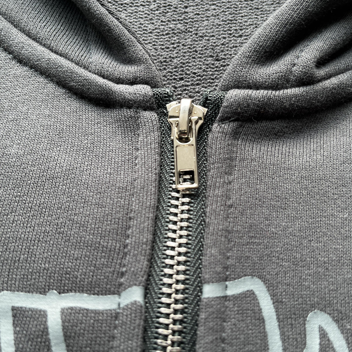Felpa con cappuccio e zip Broken Planet Planet grigia 