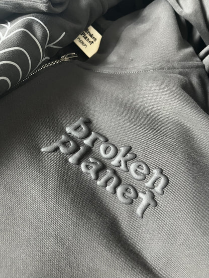 Broken Planet Spider Kapuzenjacke mit Reißverschluss 
