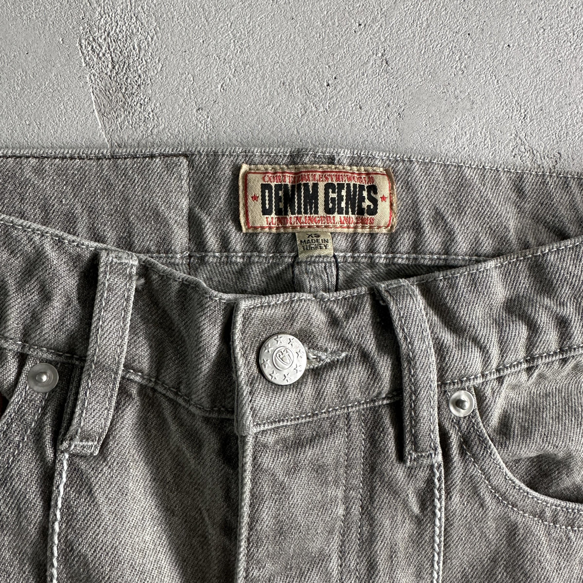 Corteiz Denim Jeanshose Grau