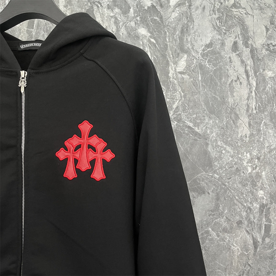Felpa con cappuccio Chrome Hearts