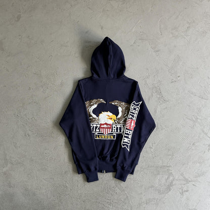Kapuzenpullover mit dreidimensionalem Corteiz-Adler-Print